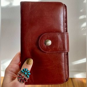 VTG HOBO Leather Snap Wallet